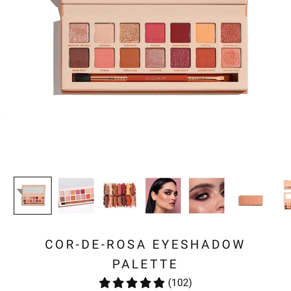 SIGMA COR DE ROSA EYESHADOW PALETTE - Picture 6 of 8